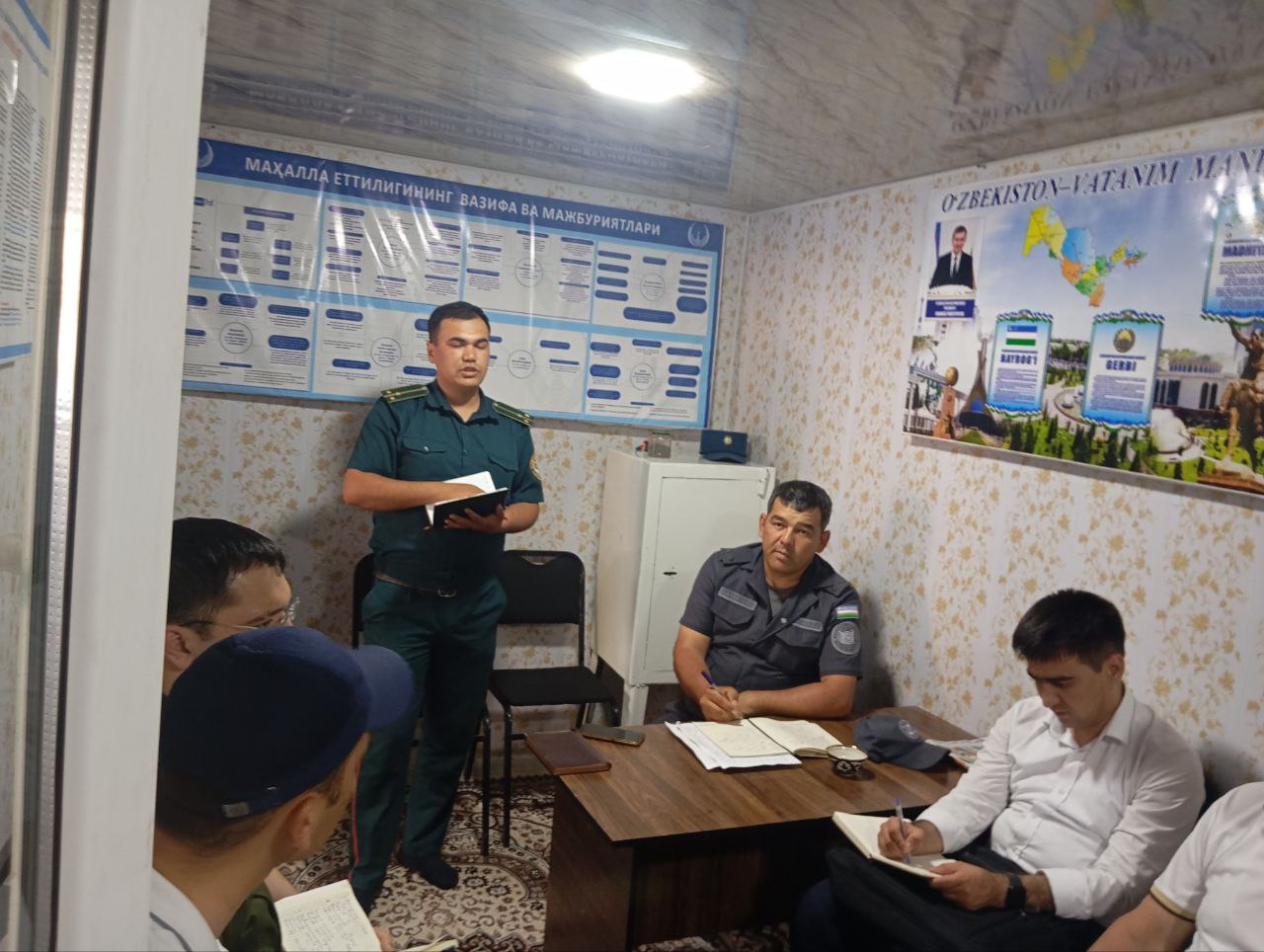 Field study in Piskent and Boka districts - Research team meeting